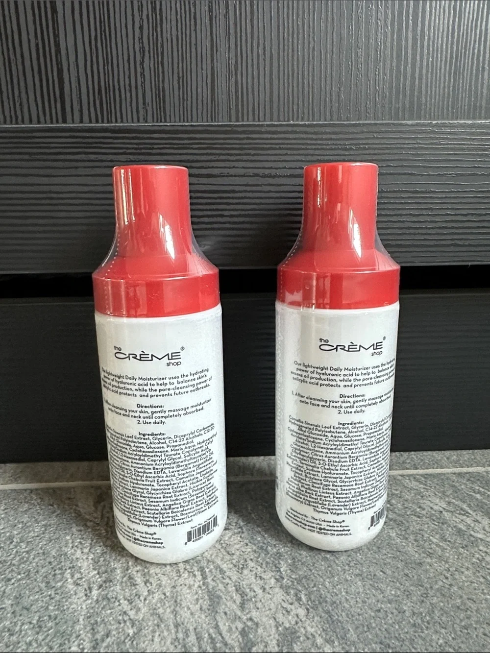 2-pc The Crème Shop What Acne? Korean Face Moisturizer Hyaluronic Salicylic Acid